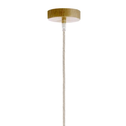 ONLI - Kattokruunu johdossa BAMBOO 1xE27/22W/230V bambu