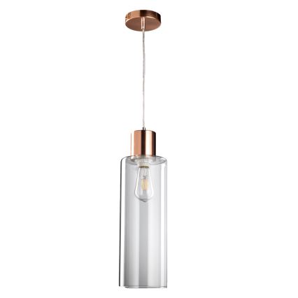 ONLI - Kattokruunu johdossa DODO 1xE27/22W/230V kupari