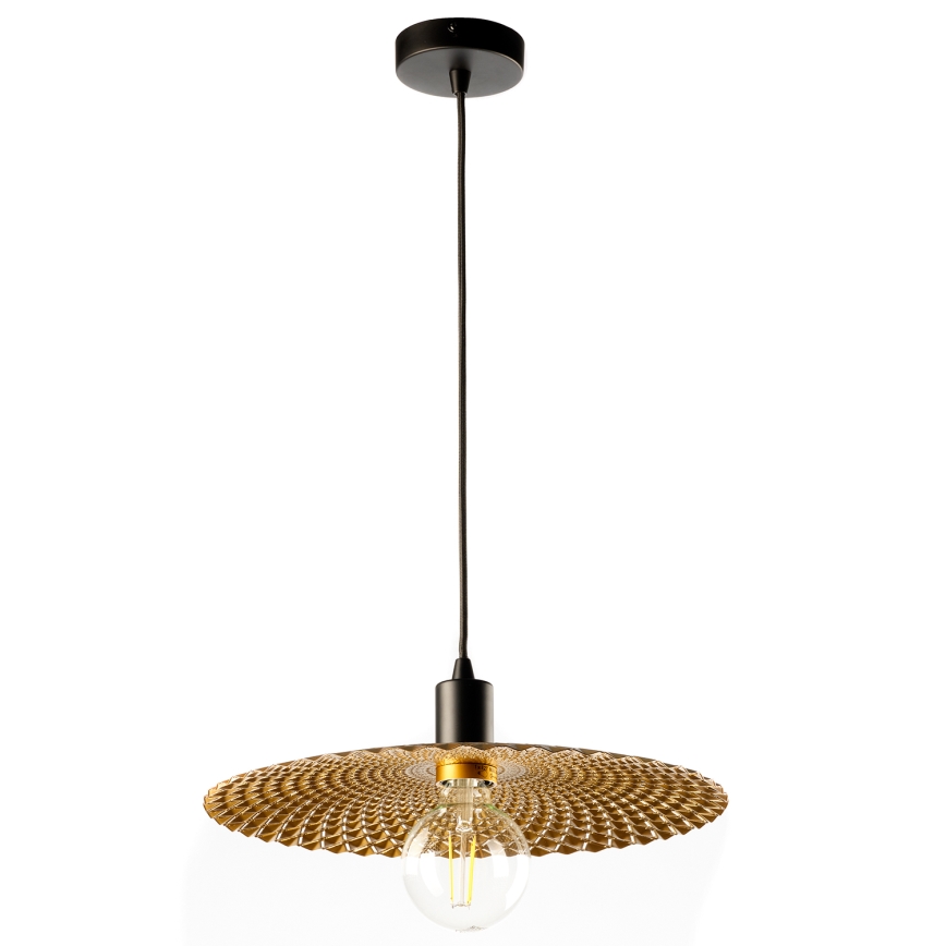 ONLI - Kattokruunu johdossa GOLDEN 1xE27/22W/230V kulta/musta