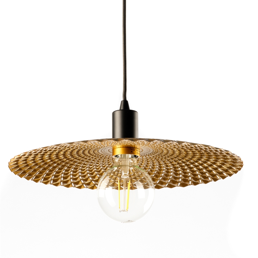 ONLI - Kattokruunu johdossa GOLDEN 1xE27/22W/230V kulta/musta