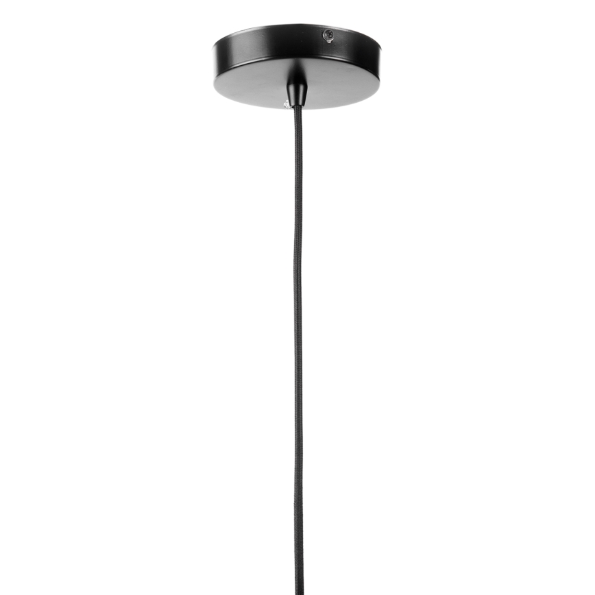 ONLI - Kattokruunu johdossa YONG 1xE27/22W/230V musta halkaisija 38 cm