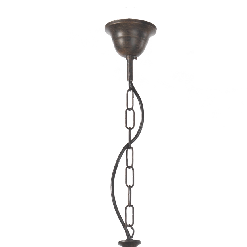 ONLI - Kattokruunu ketjussa AGAR 5xE14/6W/320V halk. 80 cm