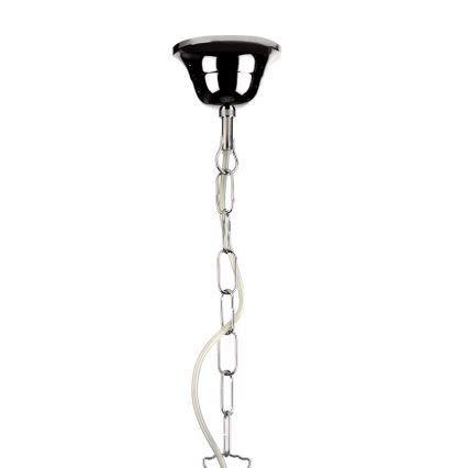 ONLI - Kattokruunu ketjussa PIOGGIA 1xE27/22W/230V kiiltävä kromi