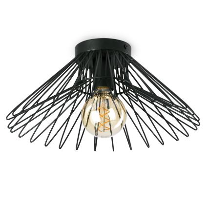 ONLI - Kattovalo DUCCIO 1xE27/22W/230V halkaisija 40 cm musta