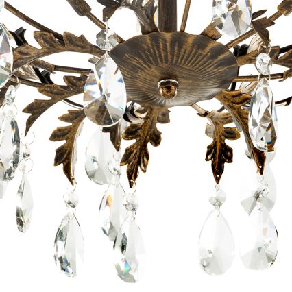 ONLI - Katto­valaisin TERESA 3xE14/6W/230V pronssinvärinen