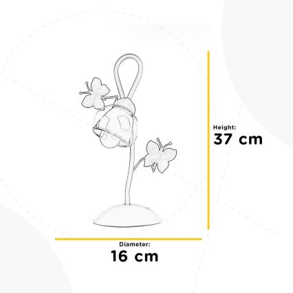 ONLI - Lasten pöytävalaisin BUTTERFLY 1xE14/6W/230V