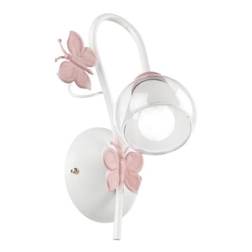 ONLI - Lasten seinävalaisin BUTTERFLY 1xE14/6W/230V