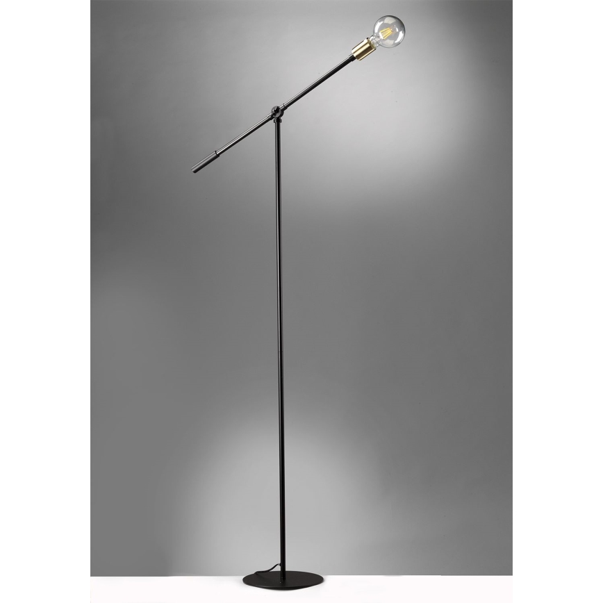 ONLI - Lattialamppu ASTE 1xE27/15W/230V musta/kulta
