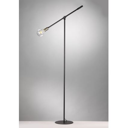 ONLI - Lattialamppu ASTE 1xE27/15W/230V musta/kulta