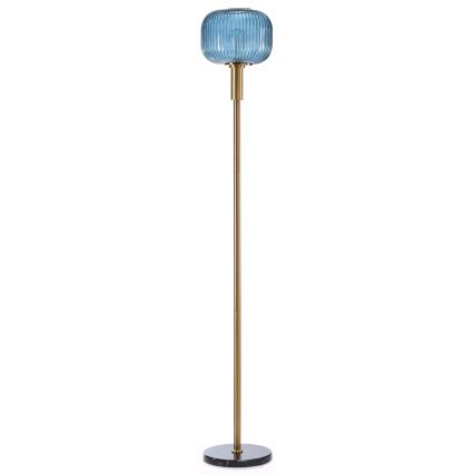 ONLI - Lattialamppu DOROTY 1xE27/22W/230V sininen/kulta