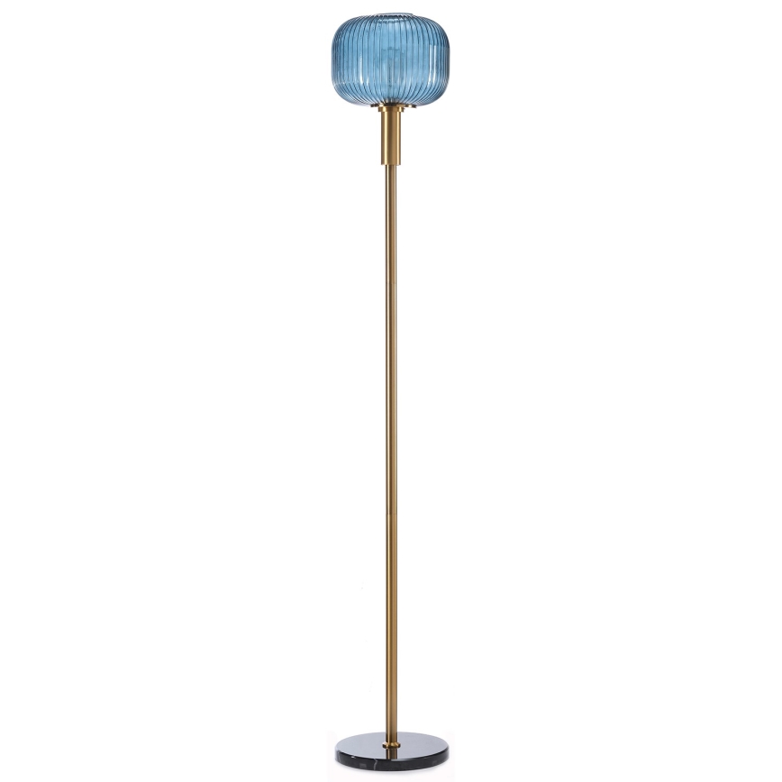 ONLI - Lattialamppu DOROTY 1xE27/22W/230V sininen/kulta