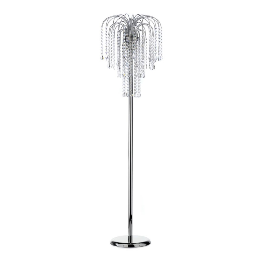 ONLI - Lattialamppu PIOGGIA 3xE14/6W/230V kiiltävä kromi