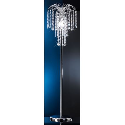 ONLI - Lattialamppu PIOGGIA 3xE14/6W/230V kiiltävä kromi