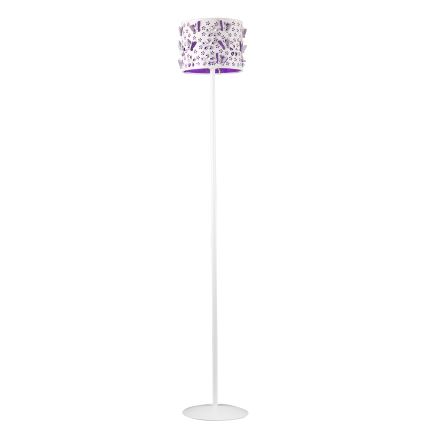 ONLI - Lattialamppu TITILLA 1xE27/22W/230V violetti/valkoinen