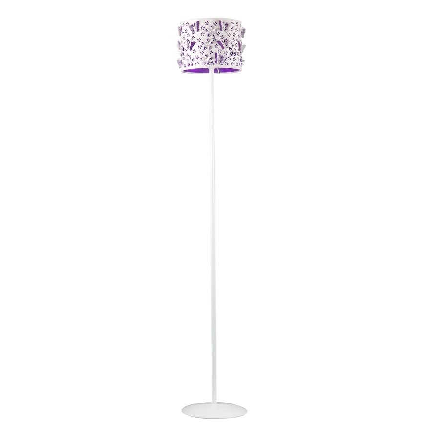 ONLI - Lattialamppu TITILLA 1xE27/22W/230V violetti/valkoinen