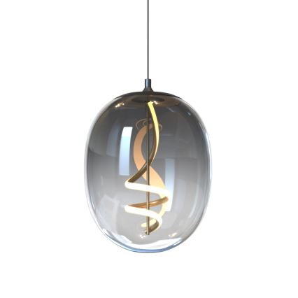 ONLI - LED-kattokruunu johdossa LILLY LED/12W/230V 4000K musta