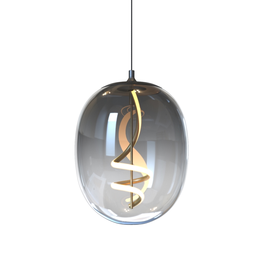 ONLI - LED-kattokruunu johdossa LILLY LED/12W/230V 4000K musta