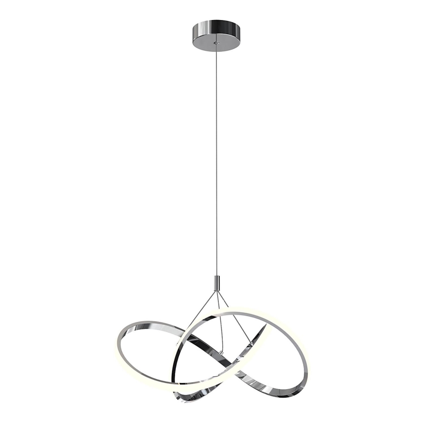 ONLI - LED-kattokruunu johdossa LOOP LED/40W/230V 4000K kiiltävä kromi