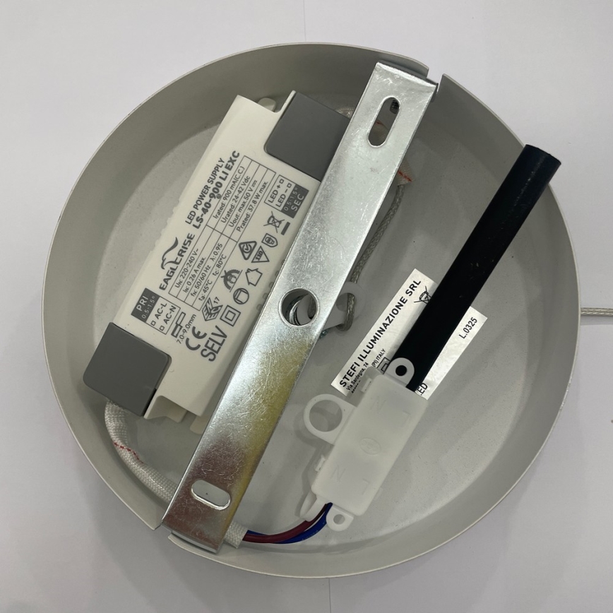 ONLI - LED-kattokruunu johdossa LOOP LED/40W/230V 4000K kiiltävä kromi