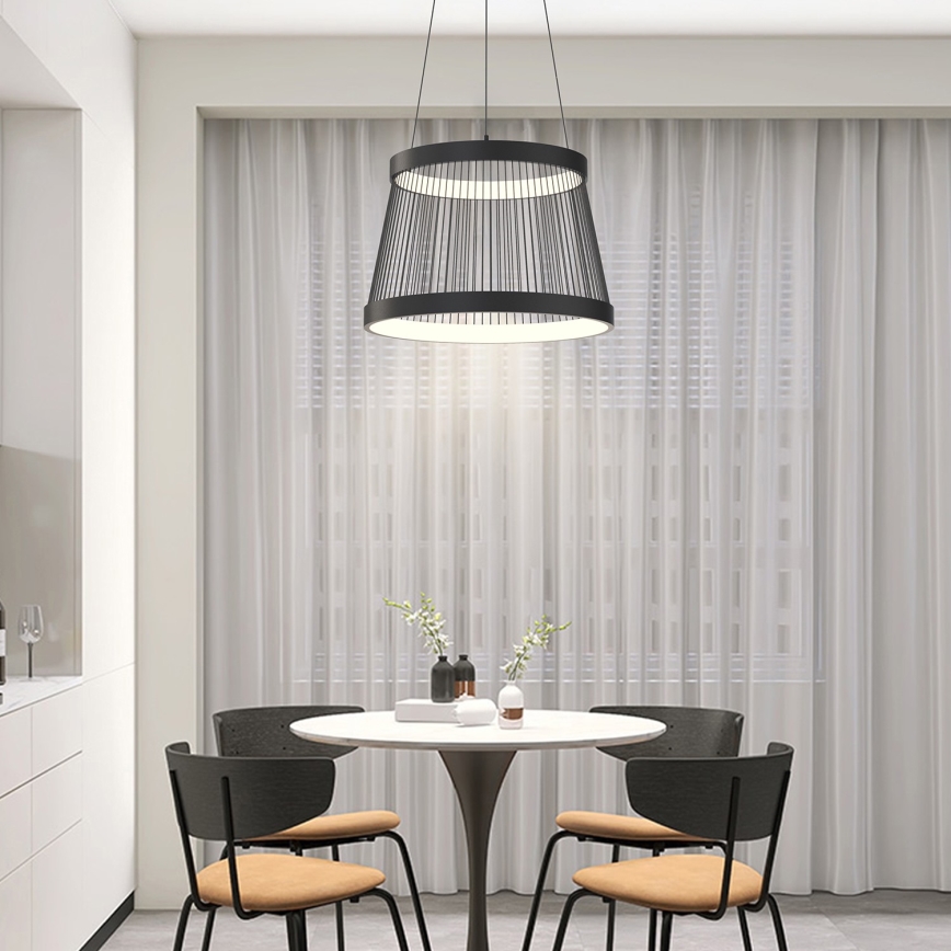 ONLI - LED-kattokruunu johdossa MATE LED/40W/230V 4000K musta
