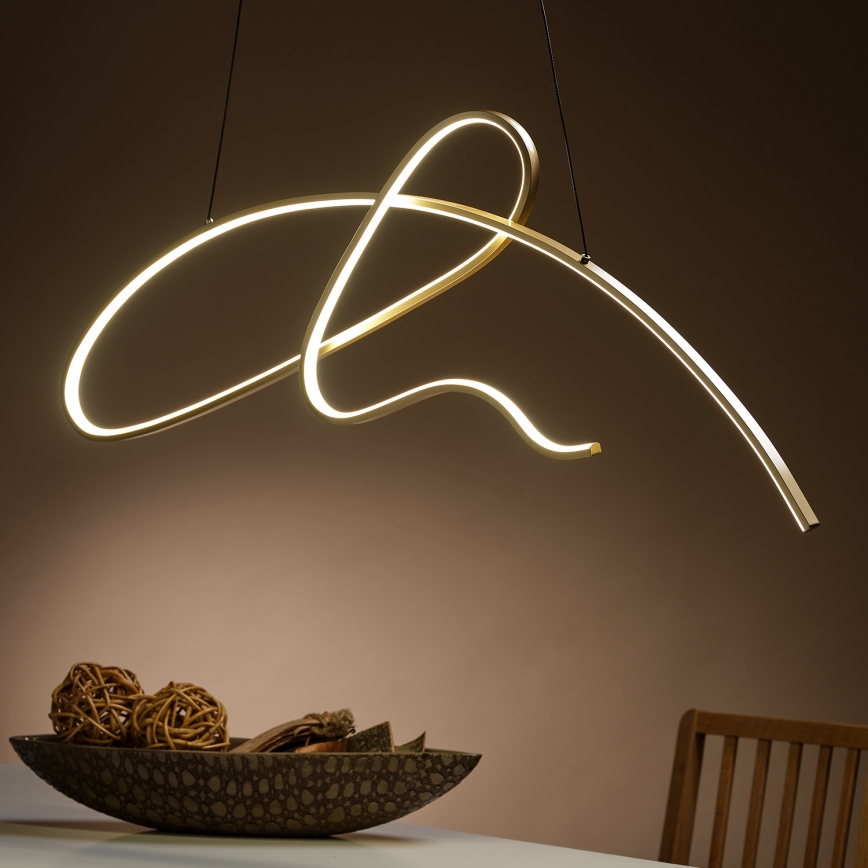 ONLI - LED-kattokruunu johdossa SIGN LED/42W/230V 4000K kulta