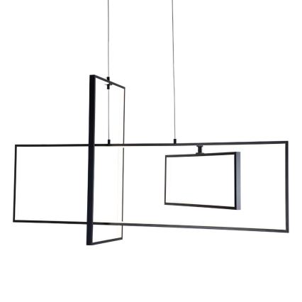 ONLI - LED-kattokruunu johdossa SQUID LED/60W/230V 4000K musta