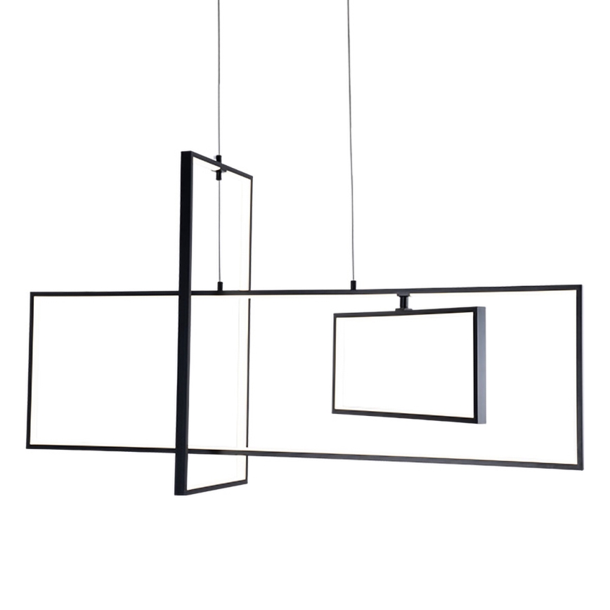 ONLI - LED-kattokruunu johdossa SQUID LED/60W/230V 4000K musta