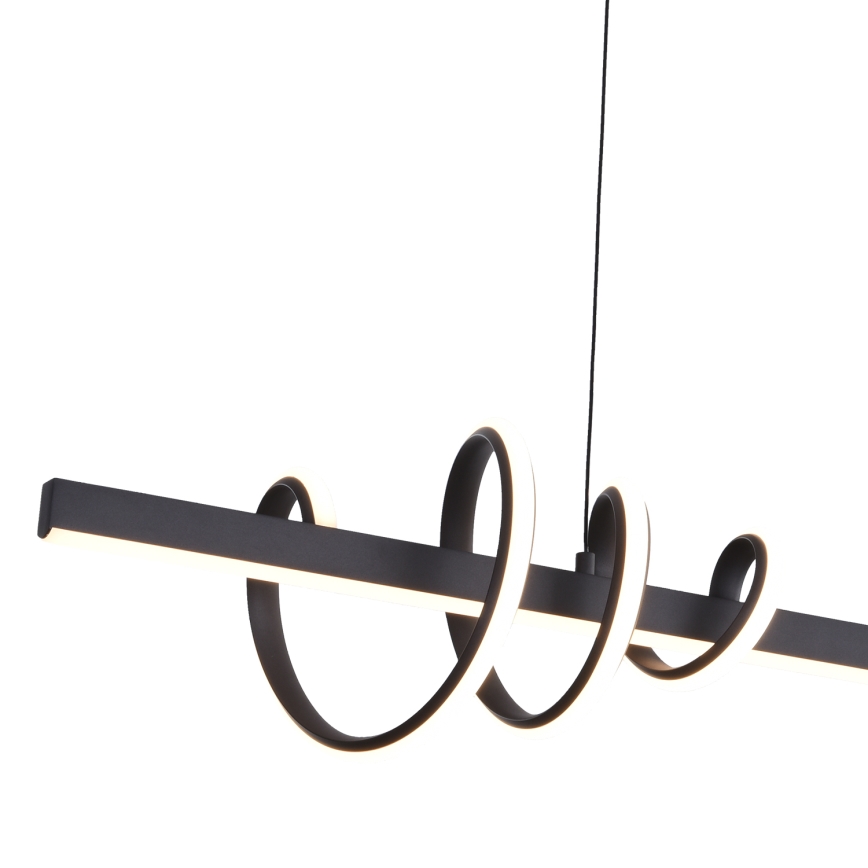 ONLI - LED-kattokruunu johdossa SWING LED/30W/230V 4000K musta