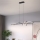 ONLI - LED-kattokruunu johdossa TWIST LED/30W/230V 4000K musta