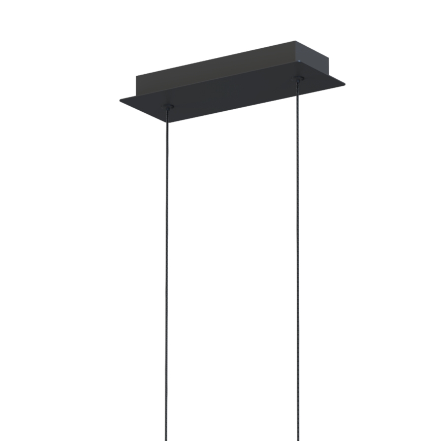 ONLI - LED-kattokruunu johdossa TWIST LED/30W/230V 4000K musta