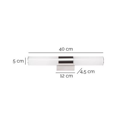 ONLI - LED-kuvavalo OBUT LED/8W/230V 4000K mattakromi