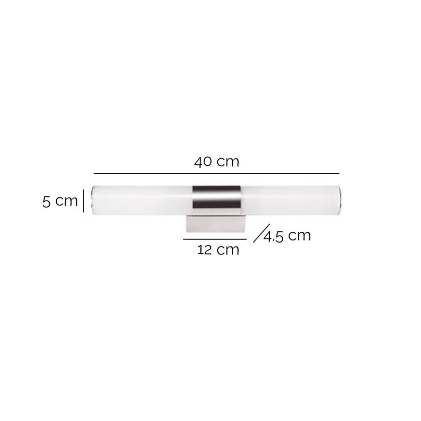ONLI - LED-kuvavalo OBUT LED/8W/230V 4000K mattakromi