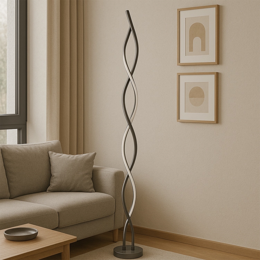 ONLI - LED-lattiavalaisin DNA LED/24W/230V 4000K hopea