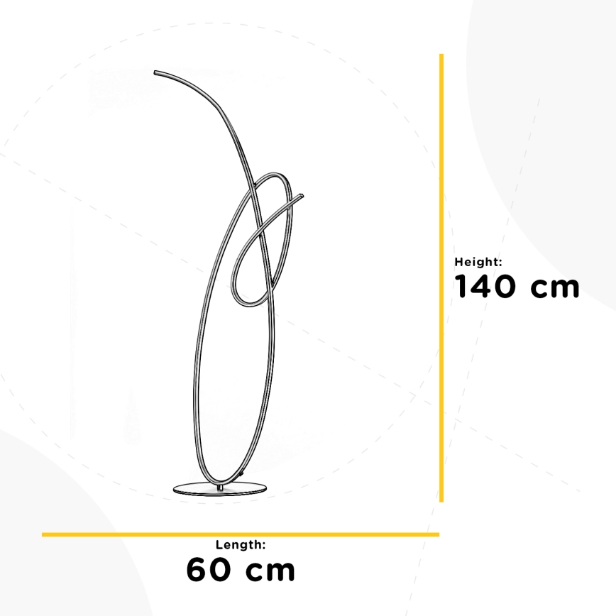 ONLI - LED-lattiavalaisin SIGN LED/42W/230V 4000K kulta