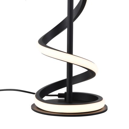 ONLI - LED-pöytävalaisin TWIST LED/12W/230V 4000K 40 cm musta