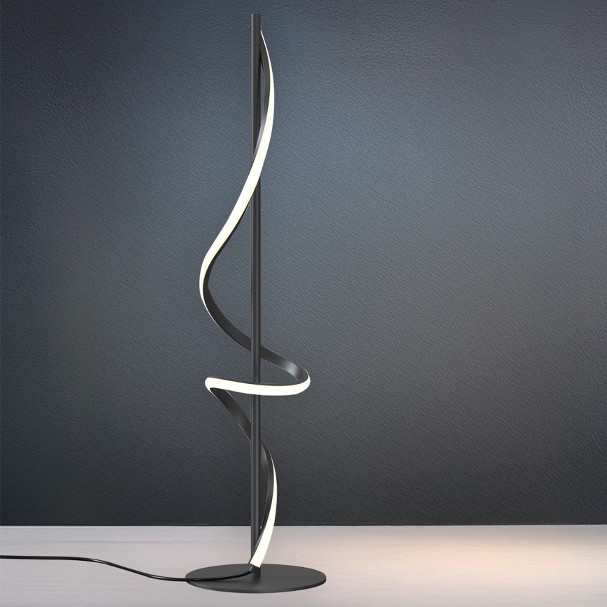 ONLI - LED-pöytävalaisin TWIST LED/16W/230V 4000K 81 cm musta