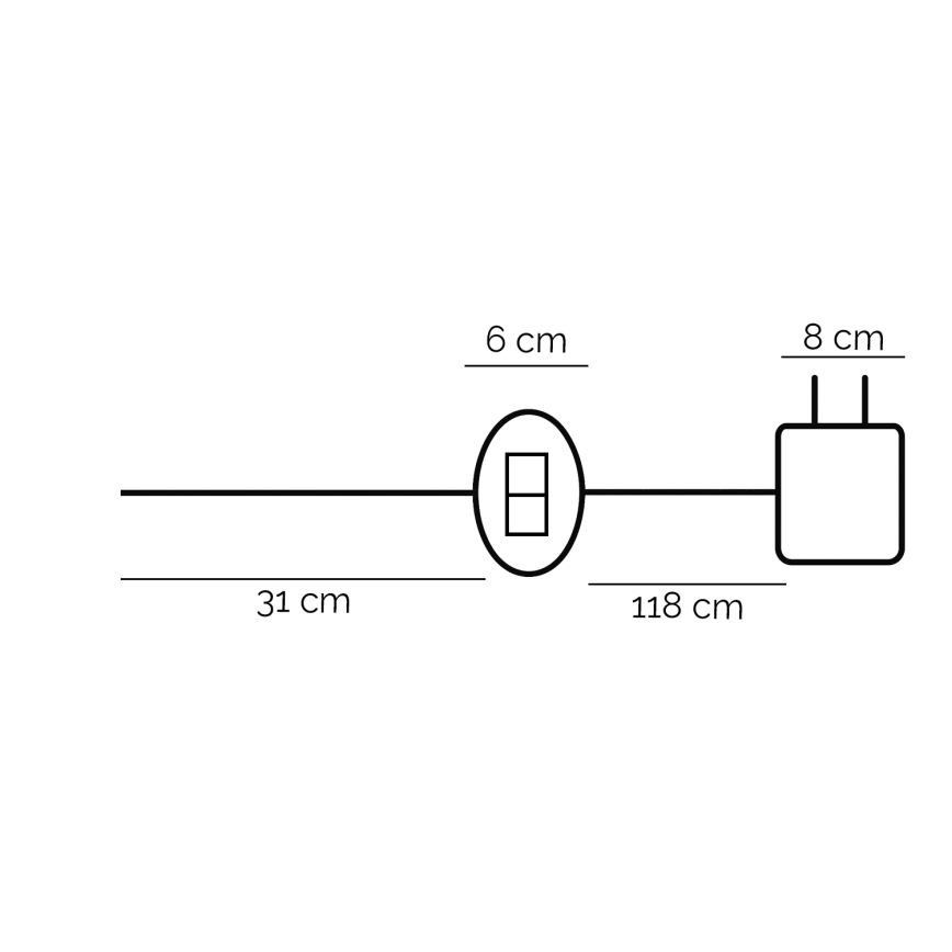 ONLI - LED-pöytävalaisin TWIST LED/16W/230V 4000K musta