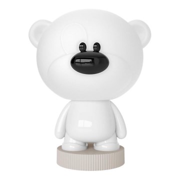 ONLI - LED RGB Lasten yölamppu pieni PUPPIES LED/3W/USB nalle 30 cm