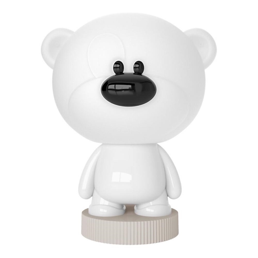 ONLI - LED RGB Lasten yölamppu pieni PUPPIES LED/3W/USB nalle 30 cm