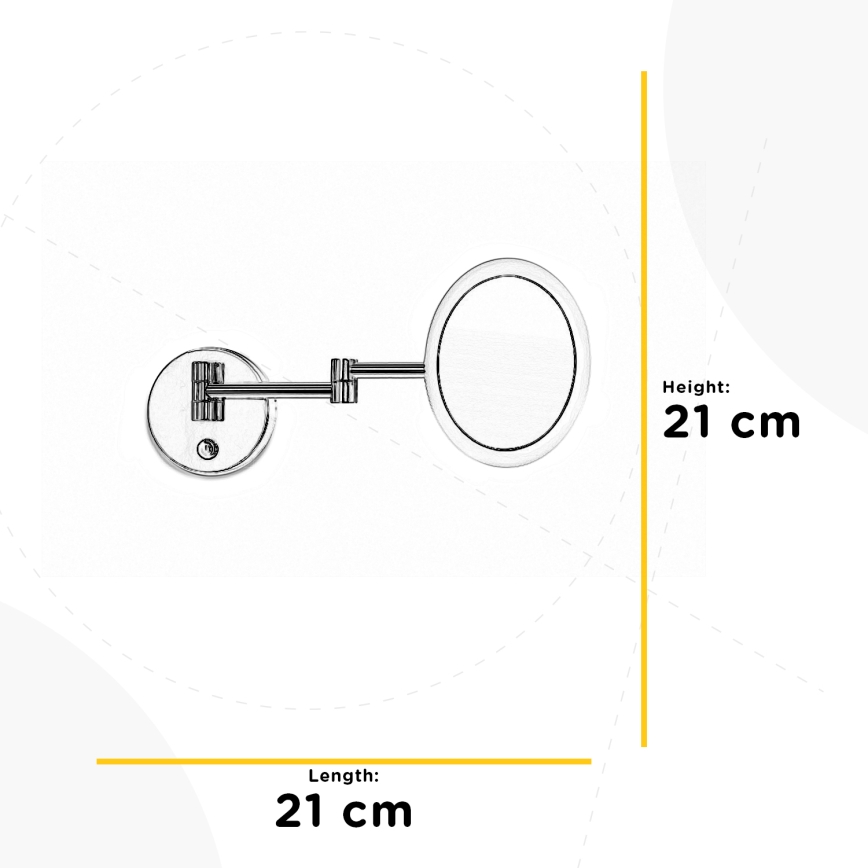 ONLI - LED seinä meikkipeili RIM LED/4,2W/230V 4000K IP44