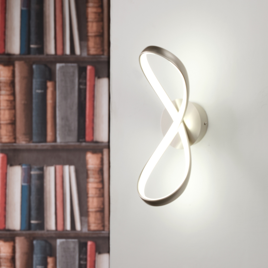 ONLI - LED-seinävalaisin INFINITY LED/15W/230V 4500K mattakromi