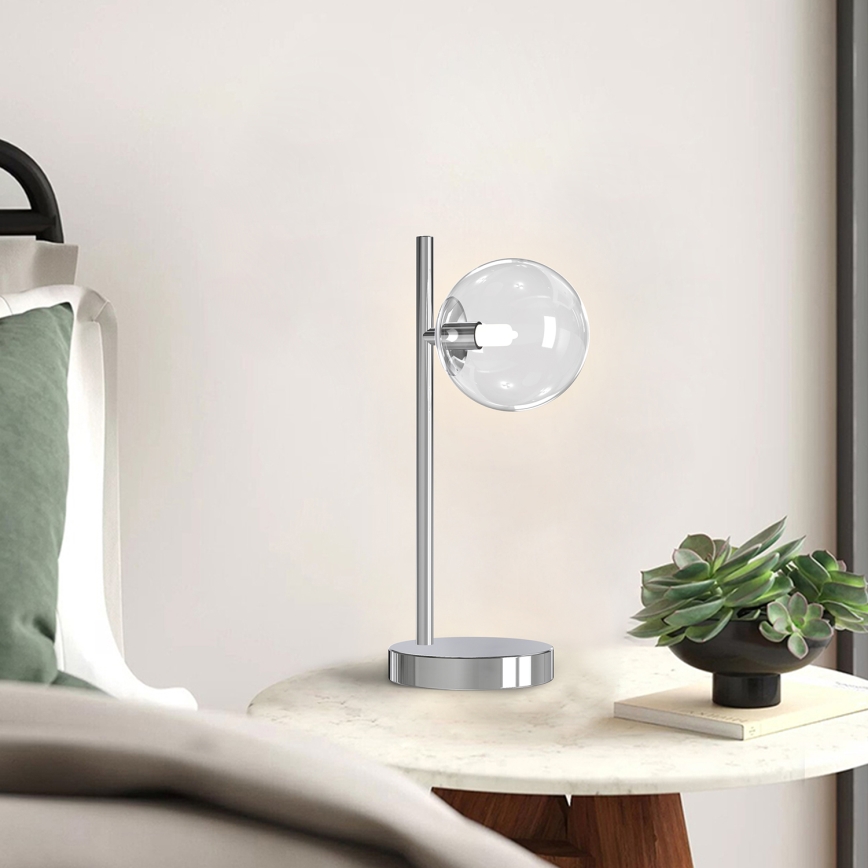 ONLI - Pöytälamppu KIMBERLY 1xG9/6W/230V kiiltävä kromi