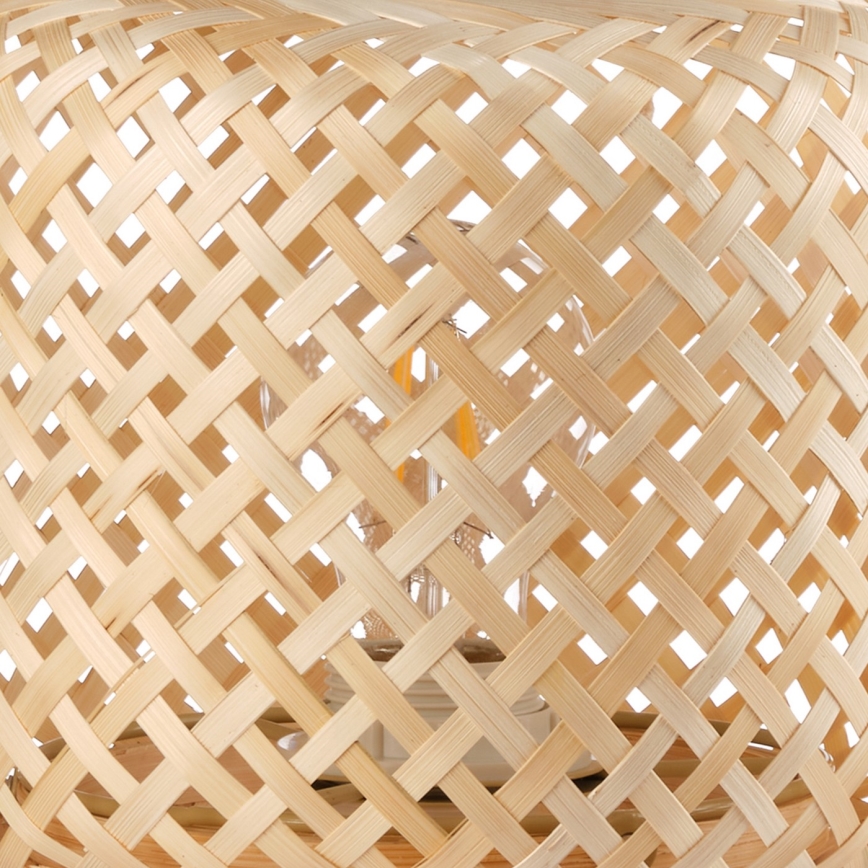 ONLI - Pöytävalaisin BAMBOO 1xE27/22W/230V bambu