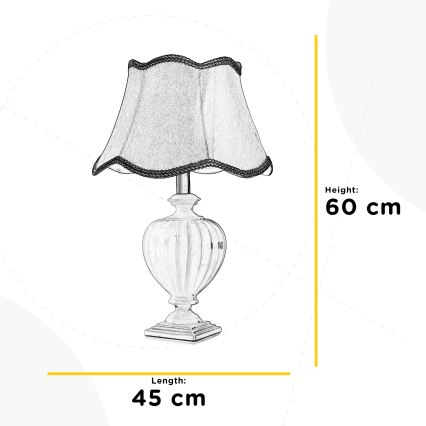 ONLI - Pöytävalaisin DESY 1xE27/22W/230V 60 cm