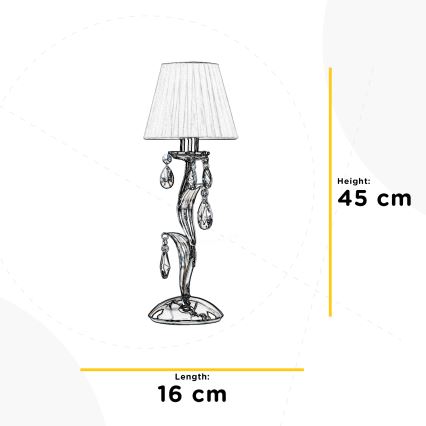 ONLI - Pöytävalaisin JACQUELINE 1xE14/6W/230V