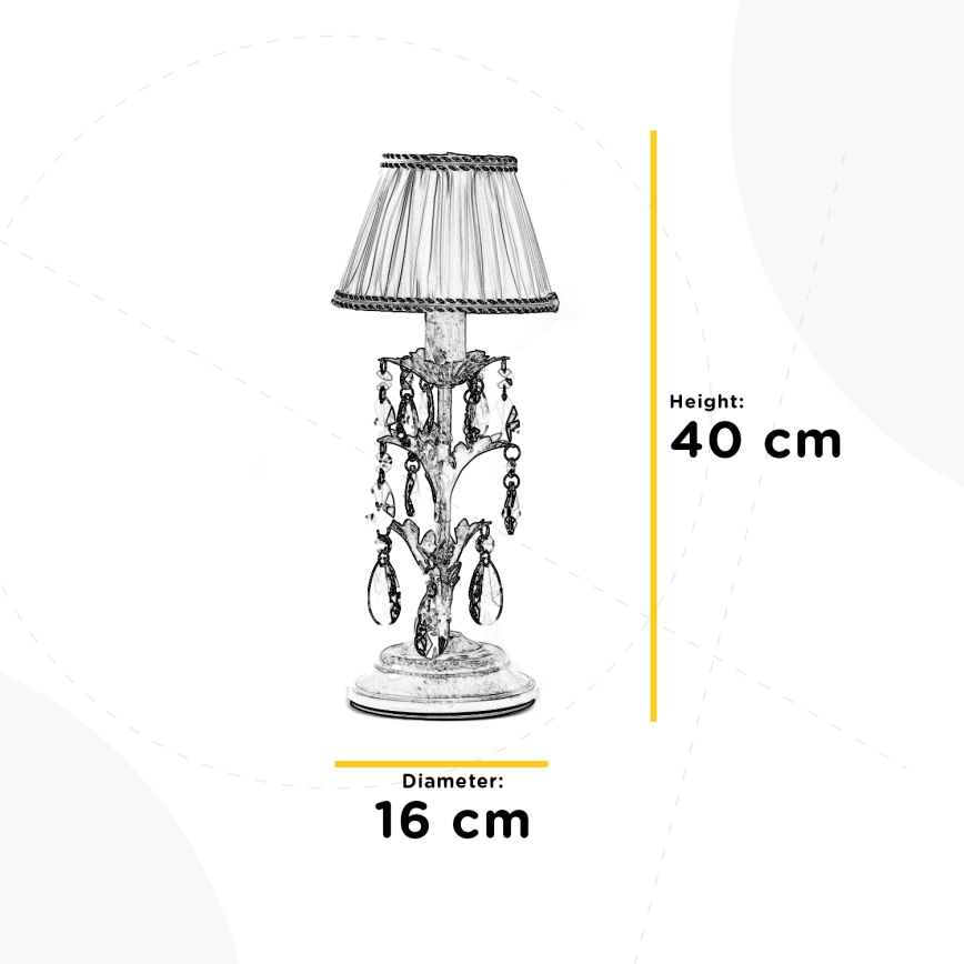 ONLI - Pöytävalaisin KAREN 1xE14/6W/230V kulta