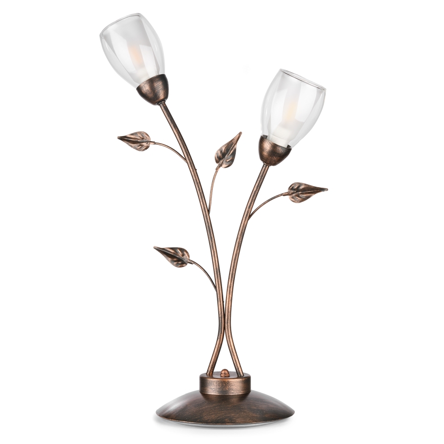 ONLI - Pöytävalaisin LILIANA 2xE14/6W/230V 60 cm