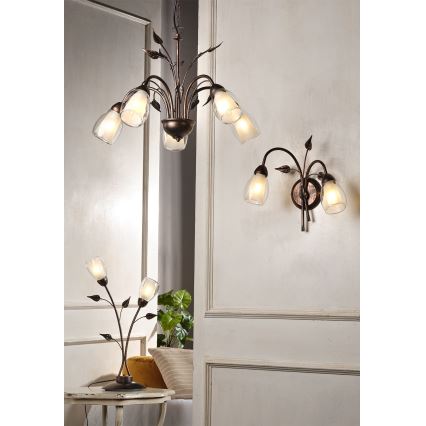 ONLI - Pöytävalaisin LILIANA 2xE14/6W/230V 60 cm