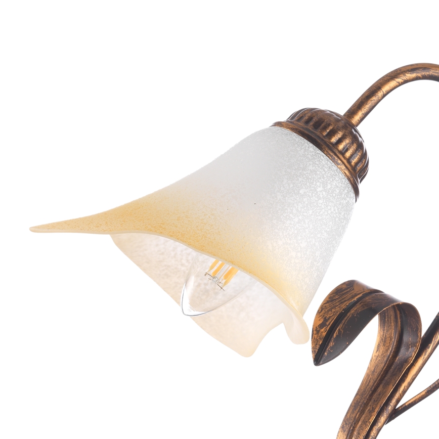 ONLI - Pöytävalaisin LUCREZIA 1xE14/6W/230V pronssi