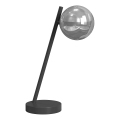 ONLI - Pöytävalaisin PALOMA 1xG9/10W/230V 38,5 cm musta/savuinen